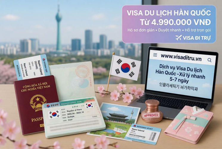 Dịch vụ làm visa du lịch Hàn Quốc