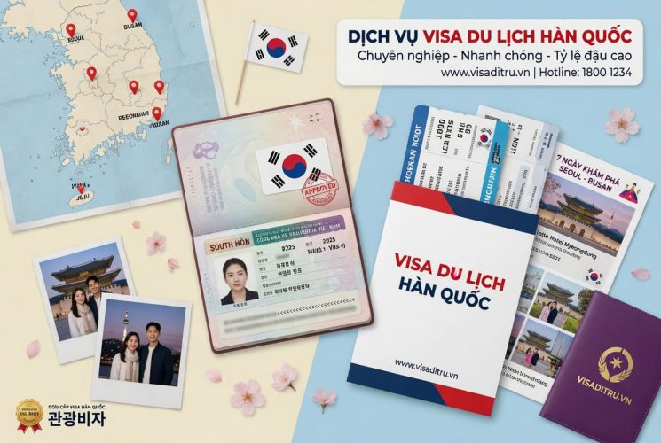 Giá dịch vụ visa du lịch Hàn Quốc