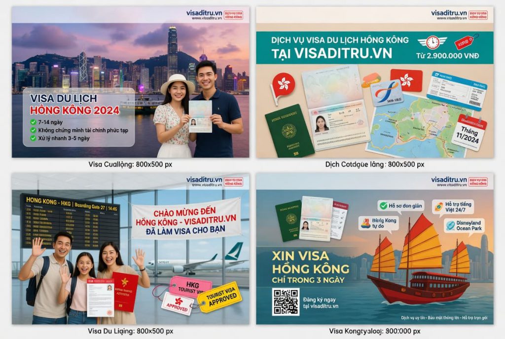 dịch vụ visa du lịch Hongkong