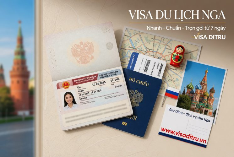 visa du lịch nga