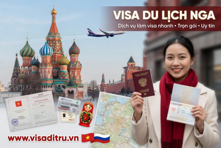 visa du lịch liên bang nga