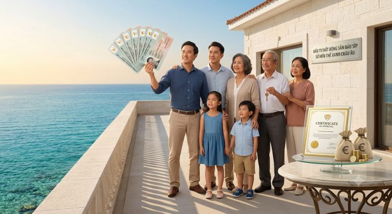 đầu tư bất động sản đảo síp sở hữ thẻ xanh