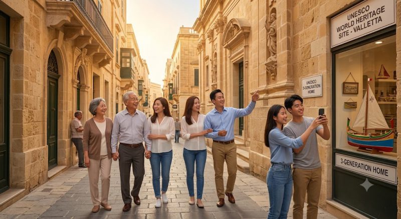 sở hữ thẻ xanh malta cho 3 thế hệ