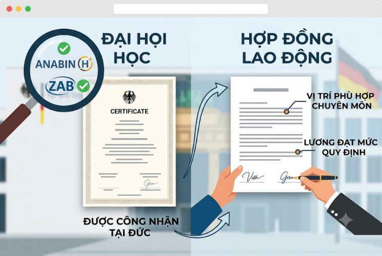 visa lao động Đức diện 18B