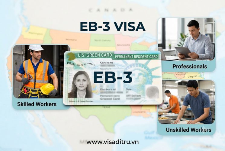 visa di trú làm việc định cư mỹ diện EB3